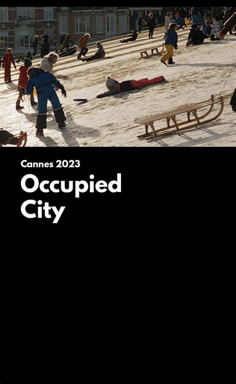 occupied city brrip|Cannes 2023 review: 'Occupied City' .